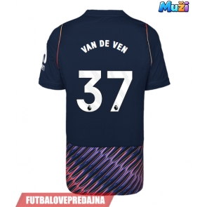 Lacne Muži Futbalové dres Tottenham Hotspur Micky van de Ven #37 2026-27 Krátky Rukáv - Preč